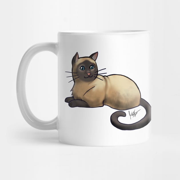 Cat - American Shorthair - Seal Point by Jen's Dogs Custom Gifts and Designs